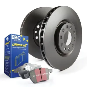 EBC Brakes S20K2208 S20 Kits Ultimax and Plain Rotors