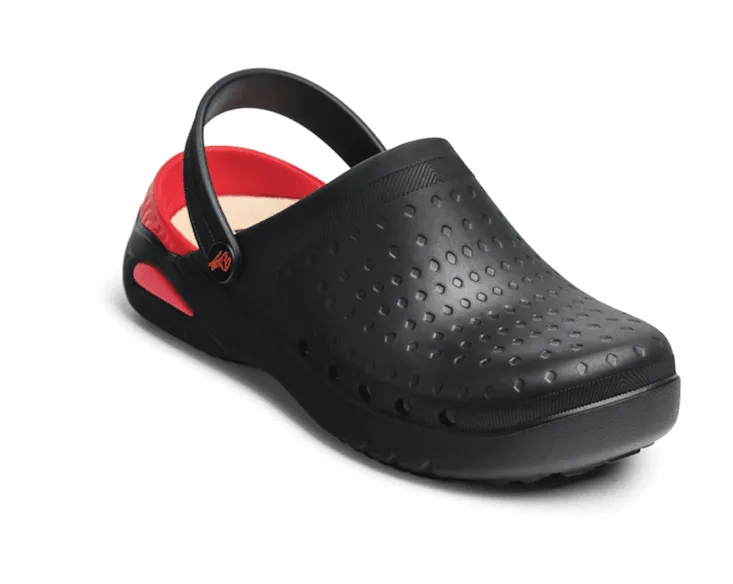 'EVA SOFT' Unisex Black Clogs with removable insole