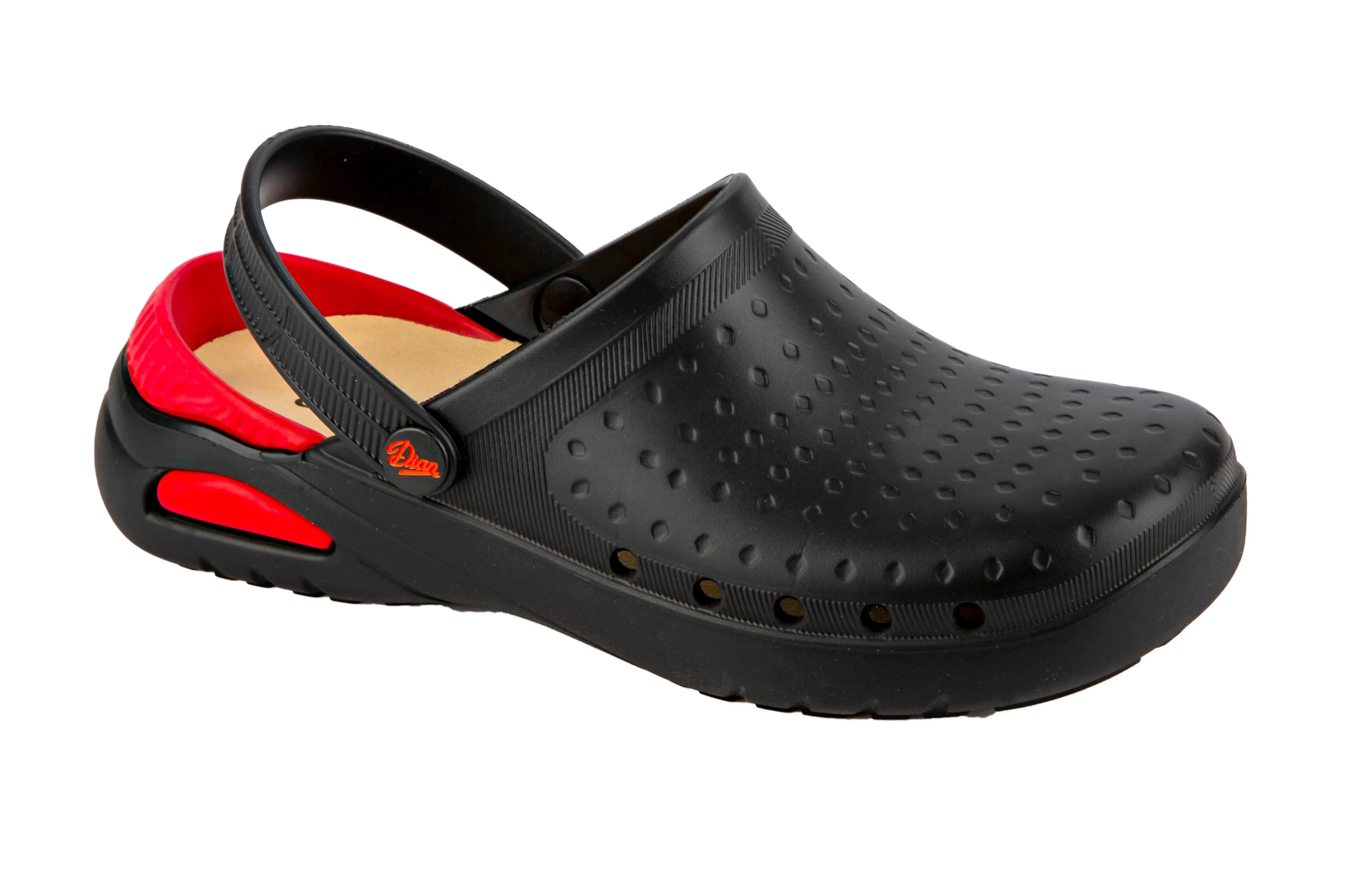 'EVA SOFT' Unisex Black Clogs with removable insole