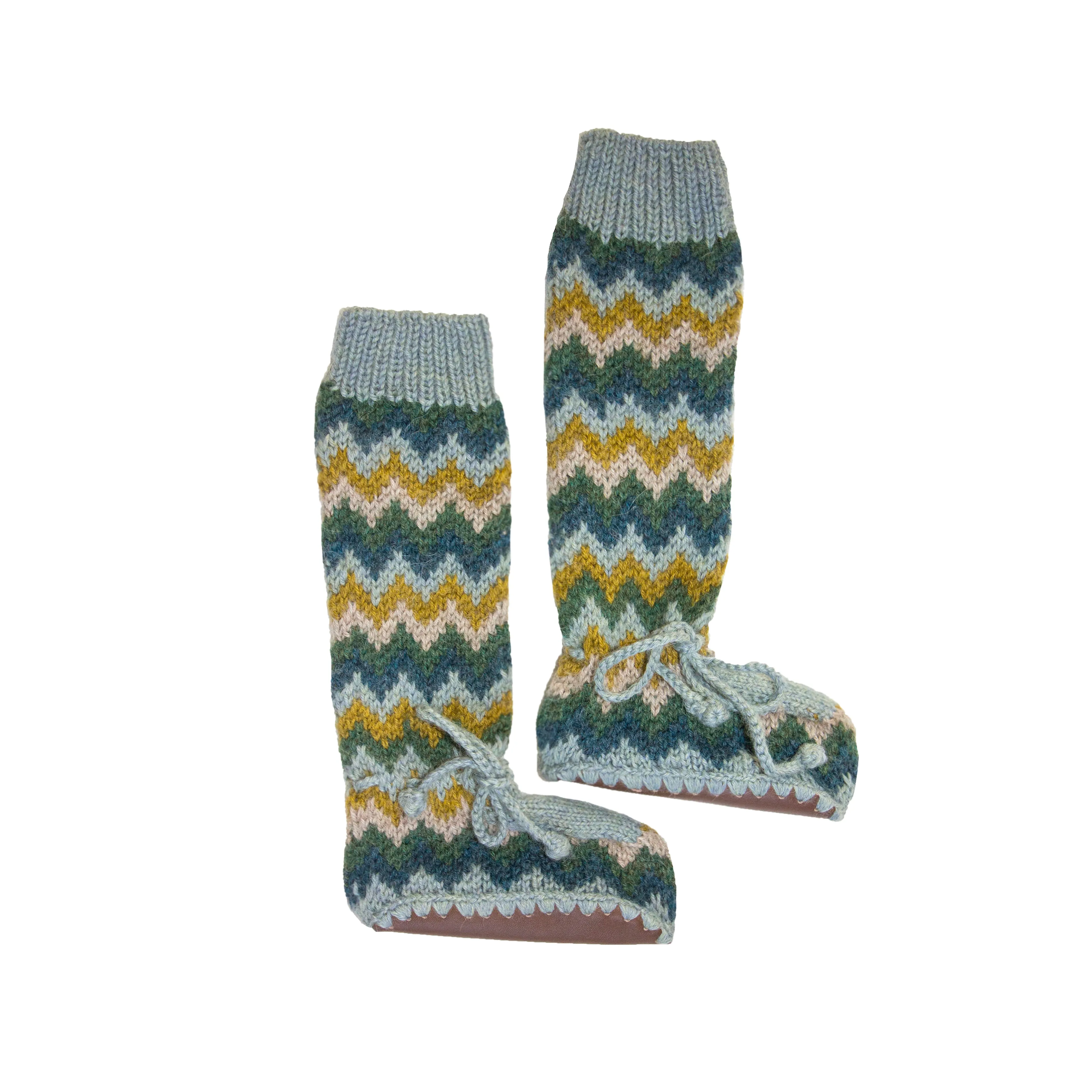 Fair Isle Booties