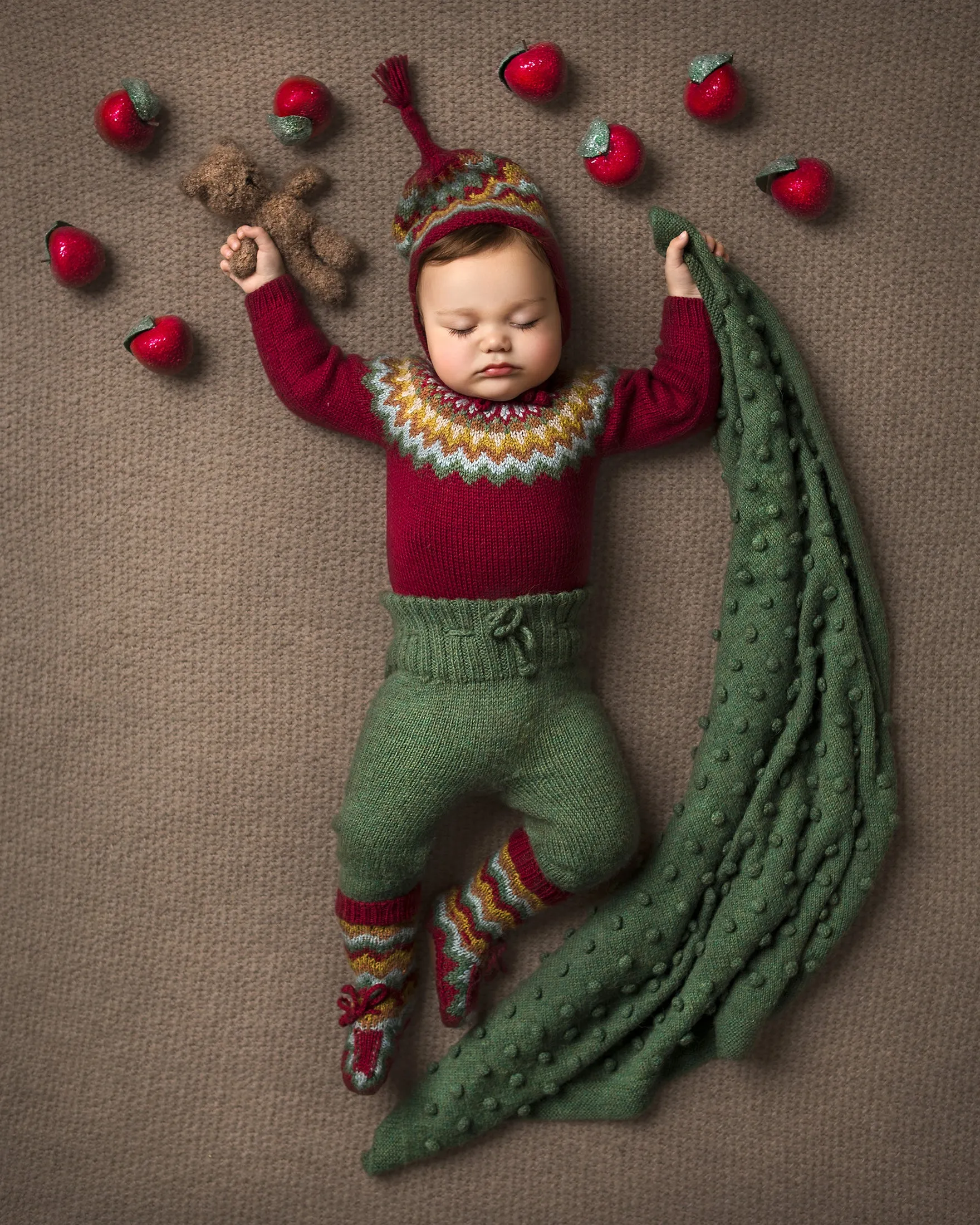 Fair Isle Booties