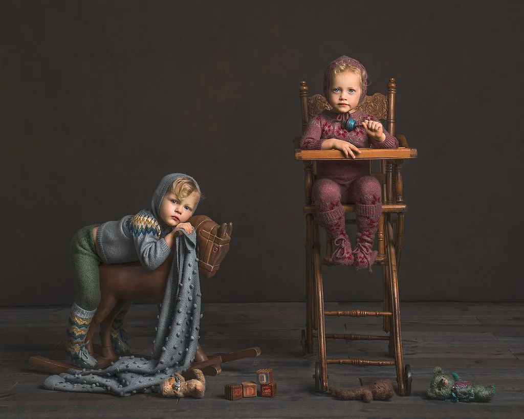 Fair Isle Booties