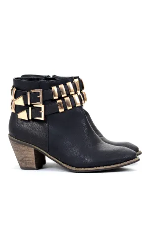 Fashionista Booties Black