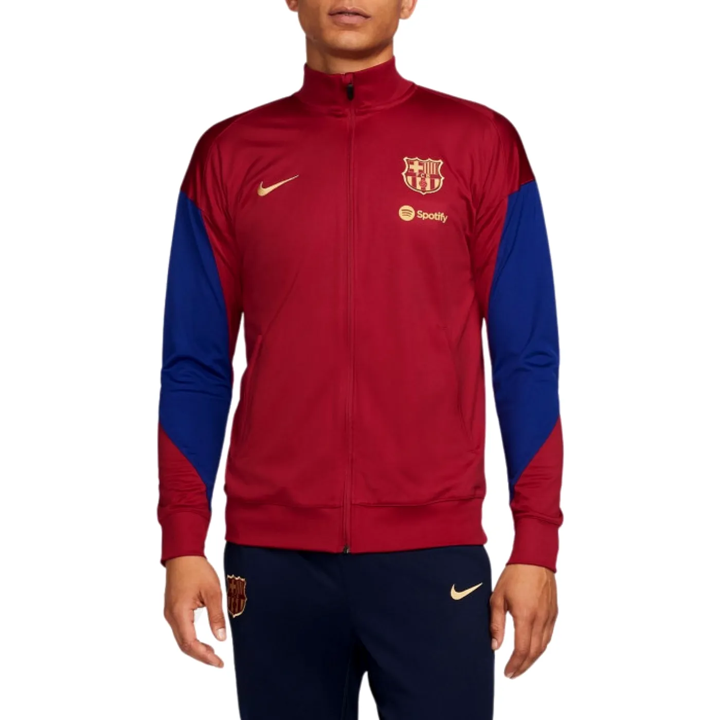 FC Barcelona red/blue training presentation soccer tracksuit 2024 - Nike