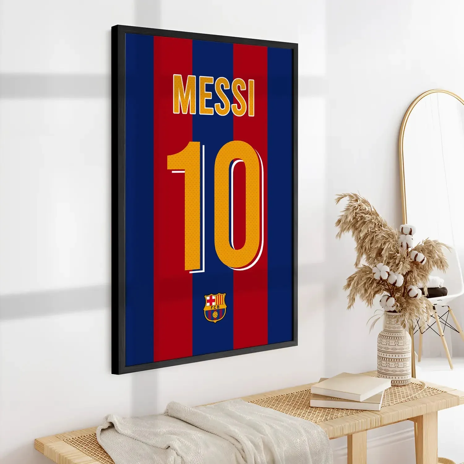 Footballer Messi Jersey Artwork