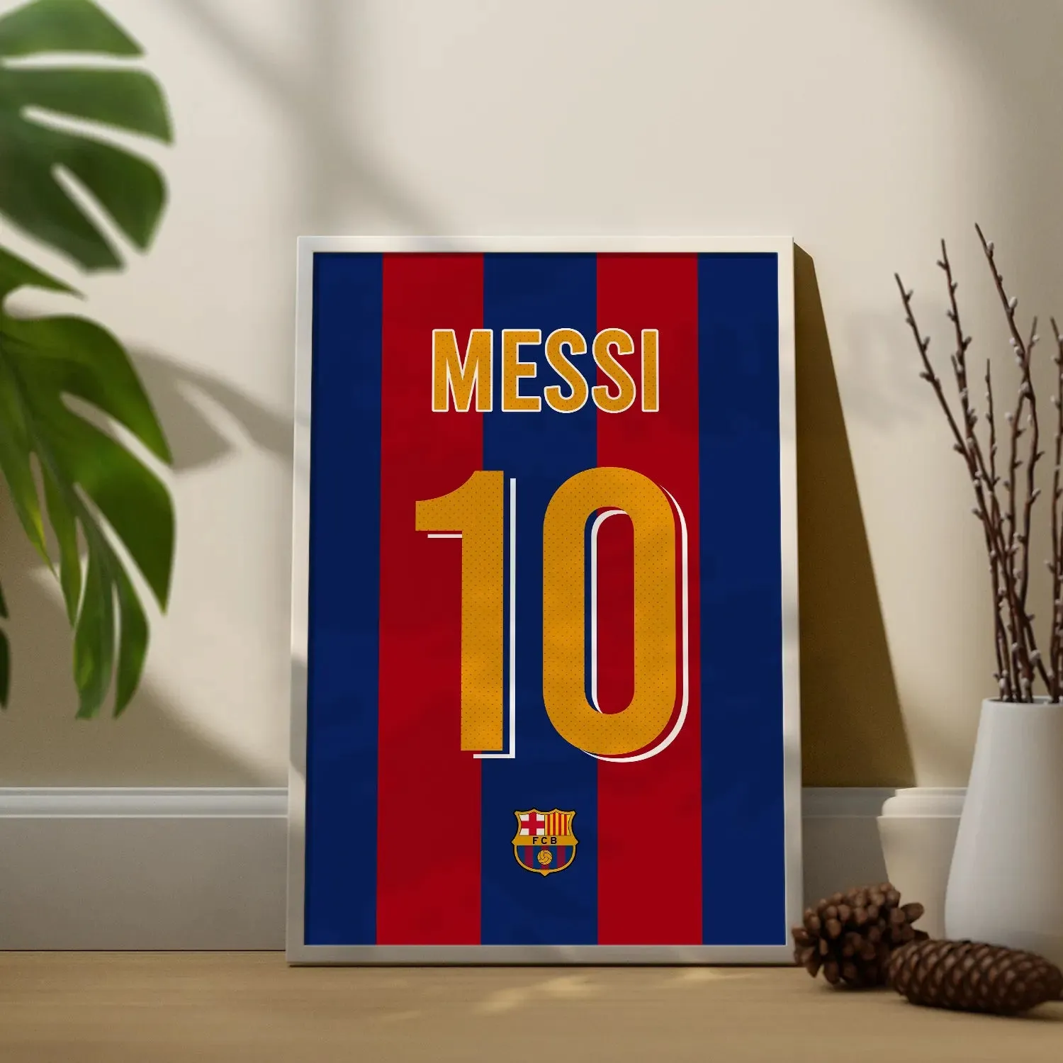 Footballer Messi Jersey Artwork