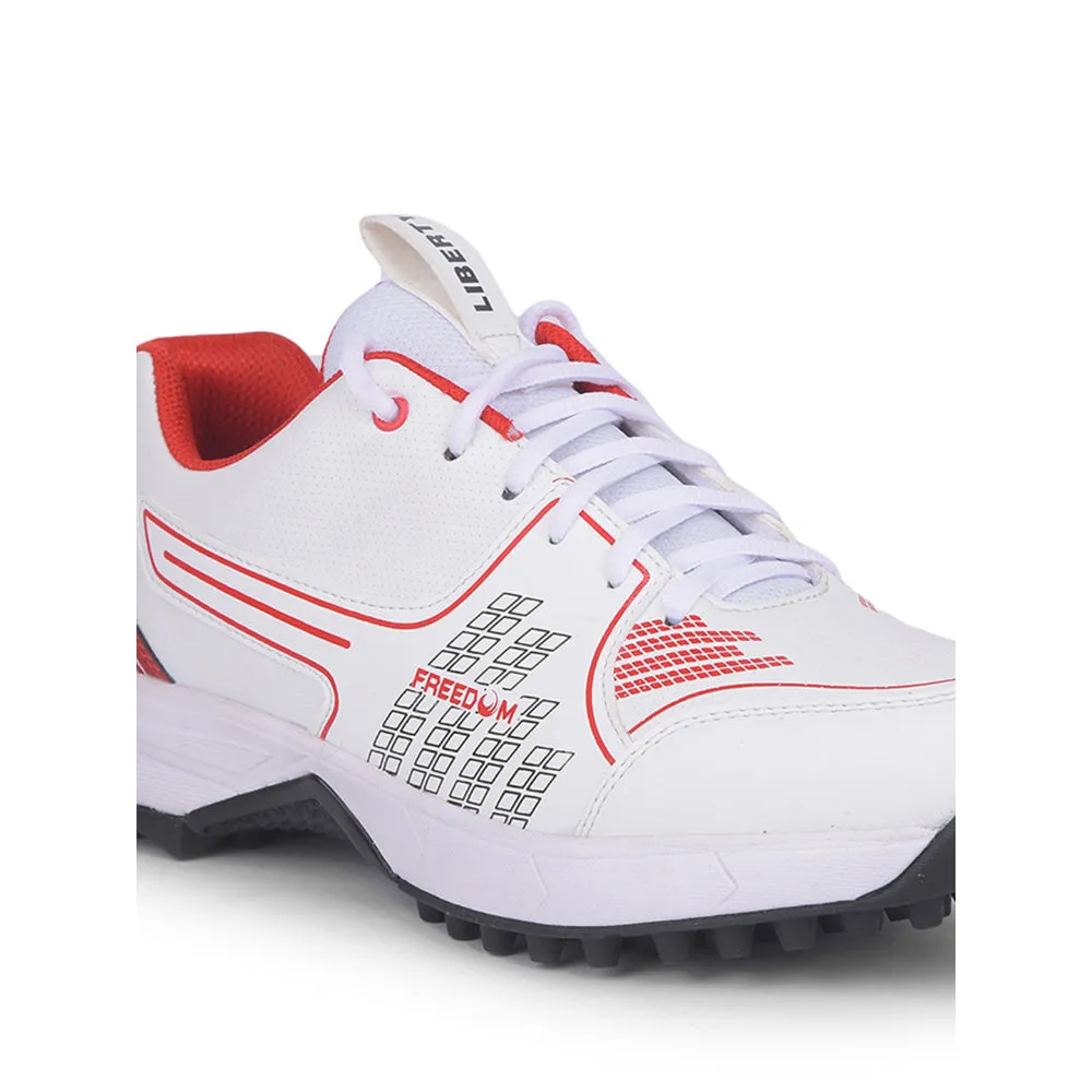 FREEDOM Sports Red Cricket Shoes For Men CRICSTAR01 By Liberty