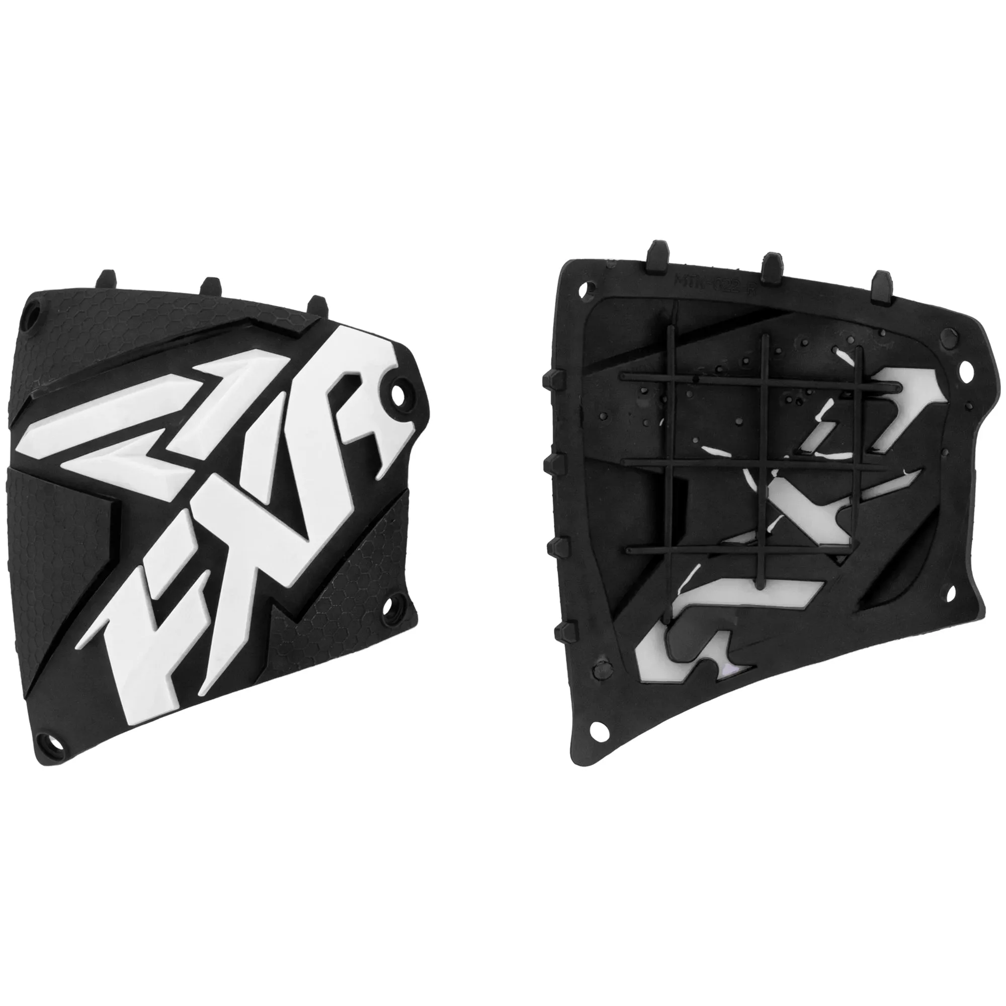 FXR 183331-1001-00 Factory Ride MX Boot Shin Plate 18-Black White