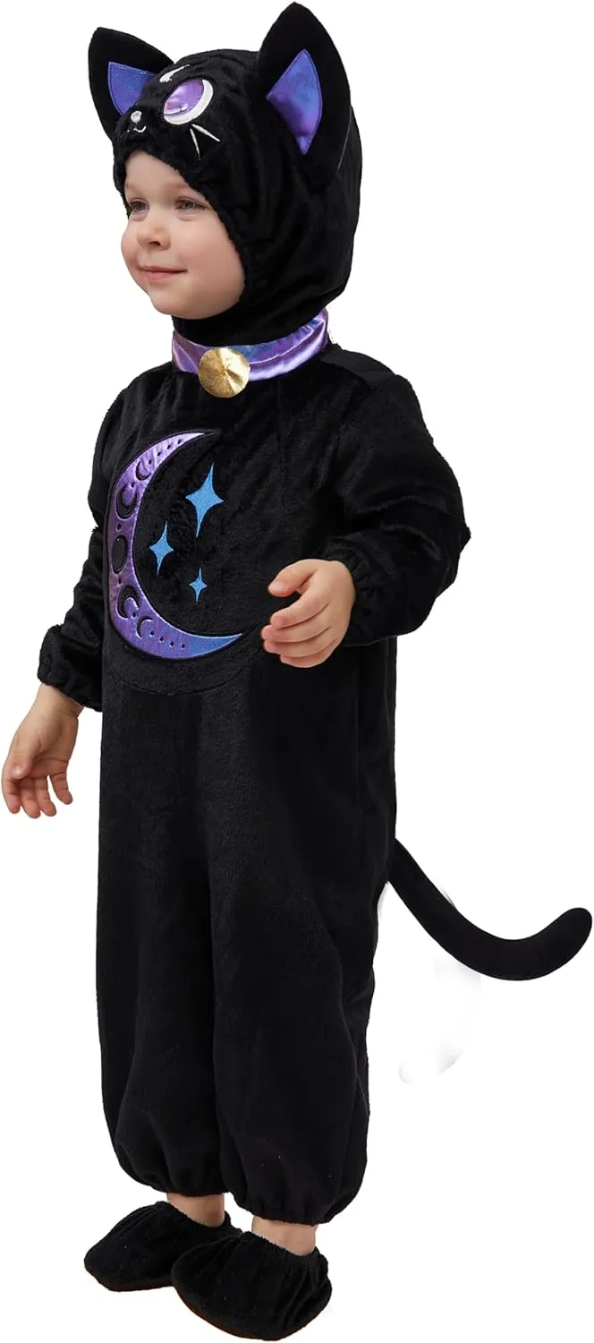 Halloween Unisex Baby Black Cat Costume