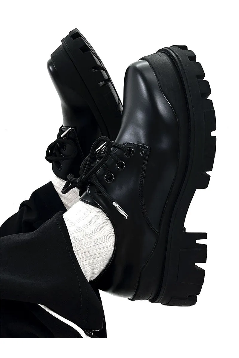 Halloy™ High-end Black Elevated Leather Shoes