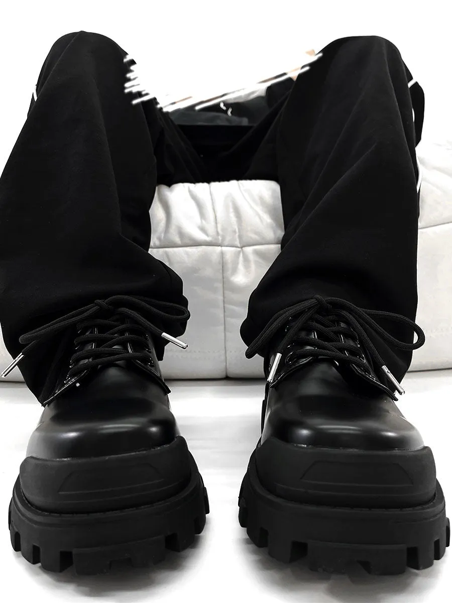 Halloy™ High-end Black Elevated Leather Shoes