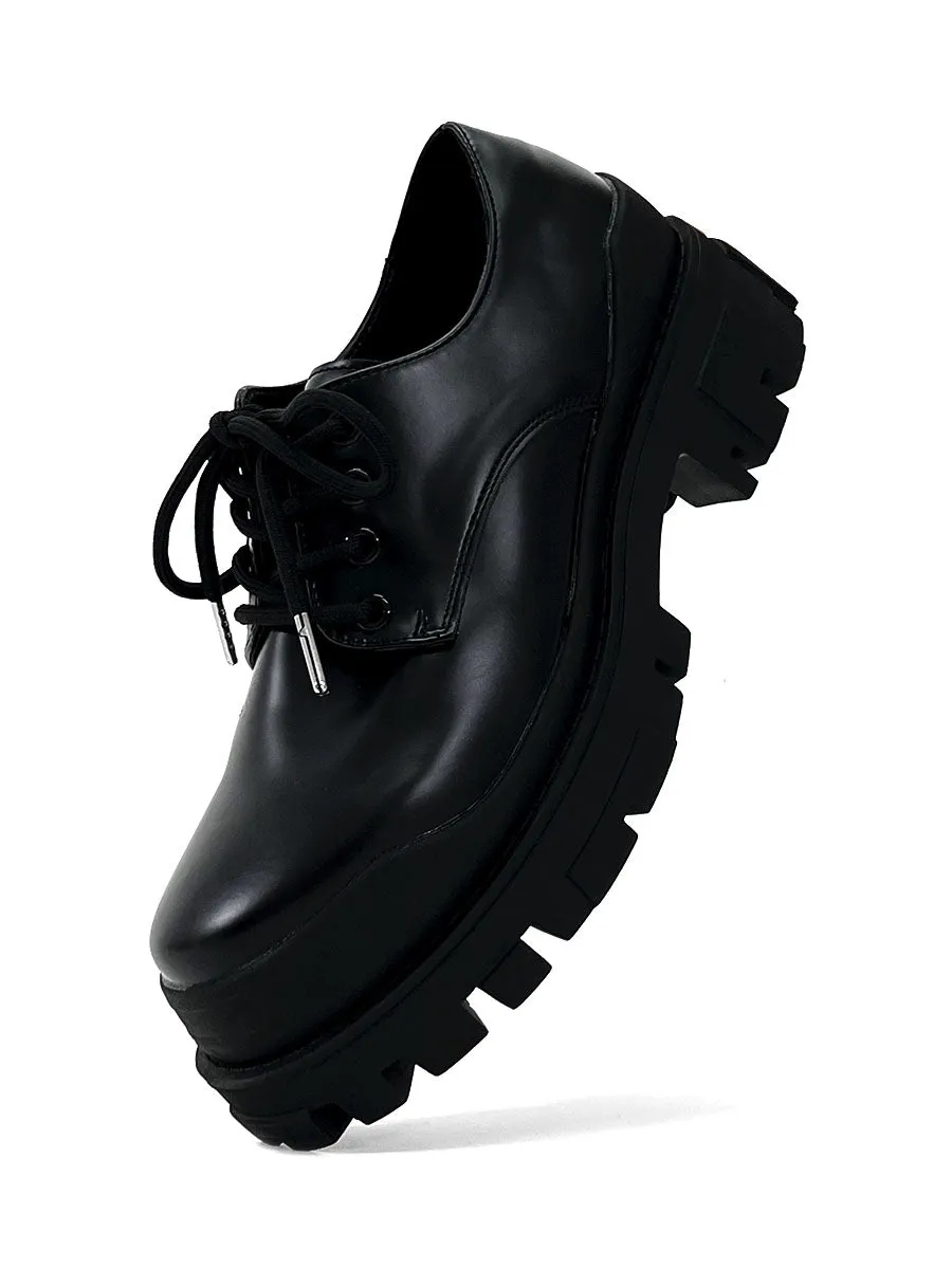 Halloy™ High-end Black Elevated Leather Shoes