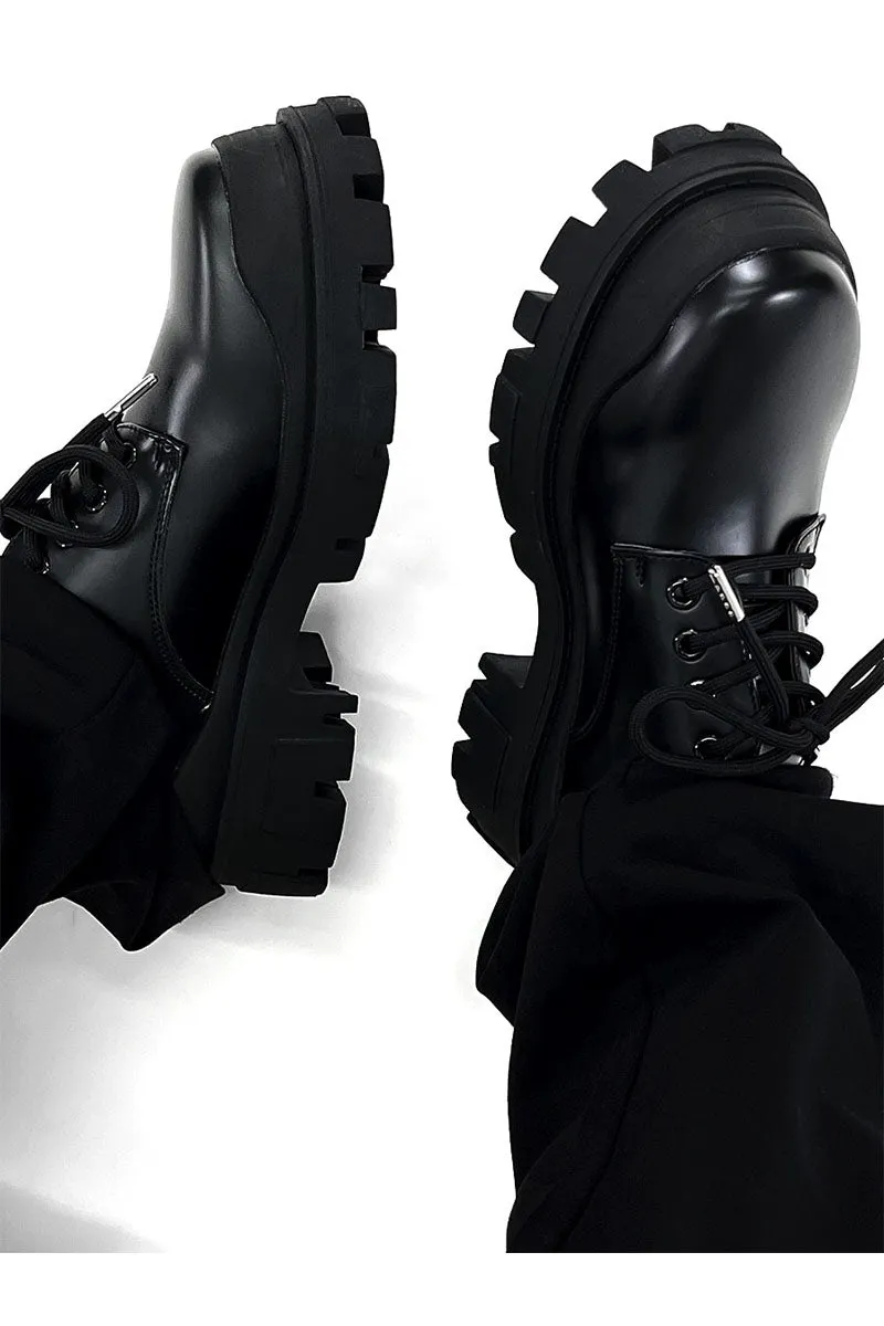 Halloy™ High-end Black Elevated Leather Shoes