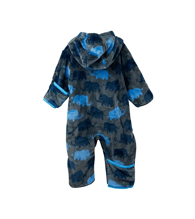 Hatley Baby Boy Woolly Mammoth Fuzzy Fleece Mini Bundlers