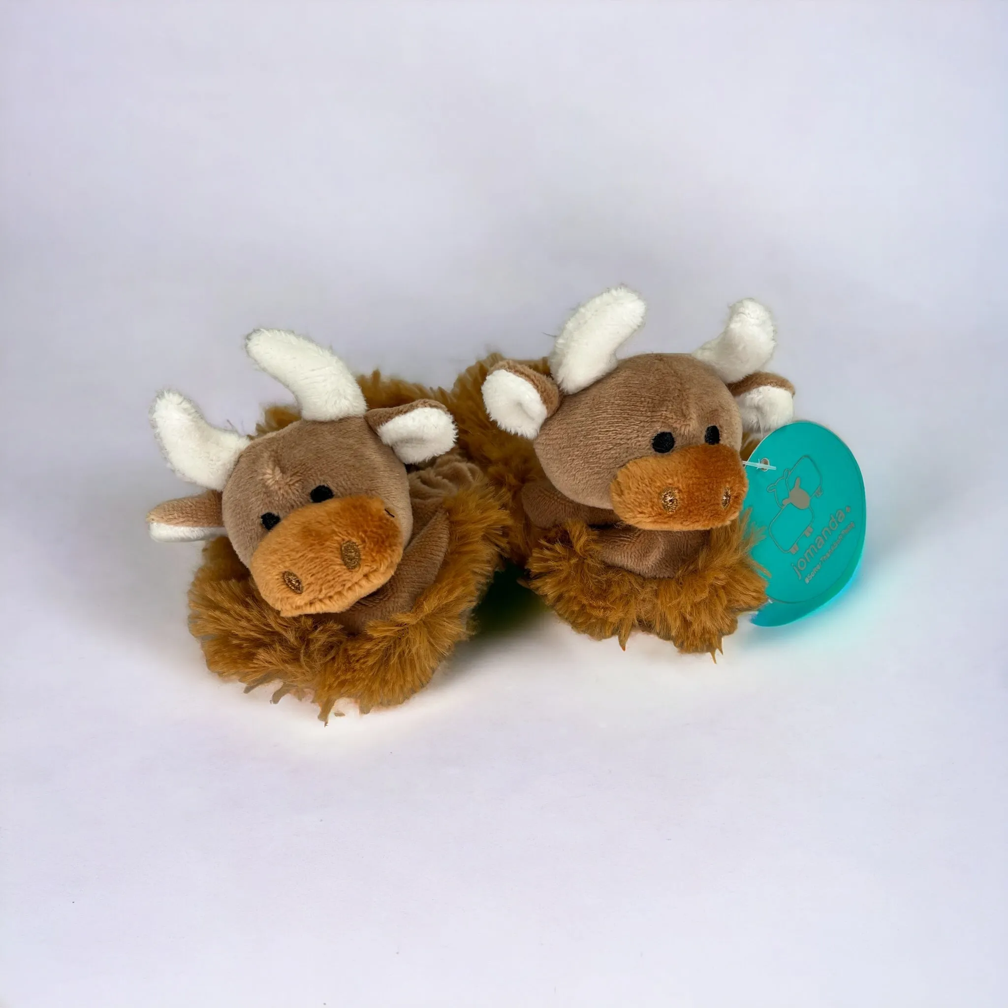 Highland Cow Baby Soft Slippers, Gift for New Born Baby, Baby Shower Gift, Cow Animal Lovers Gift, Baby Birthday Gift, Gift for Mum to Be