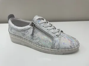 Hinako Greta Sneaker Silver Flower