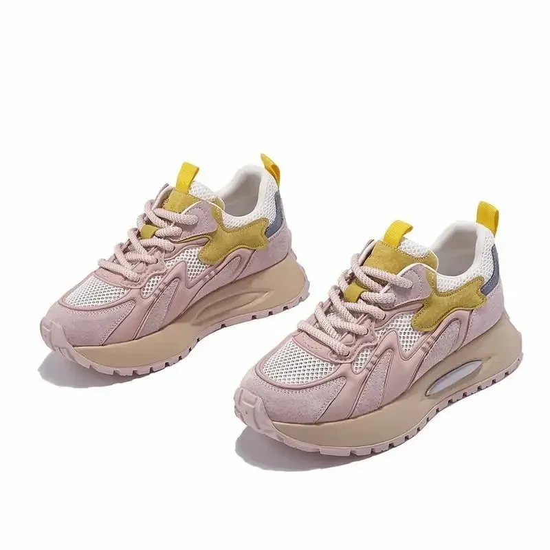 Hnzxzm Woman Footwear Light Athletic Shoes for Women Lace Up Sneakers Sports Stylish Designer Luxury New Arrival 2024