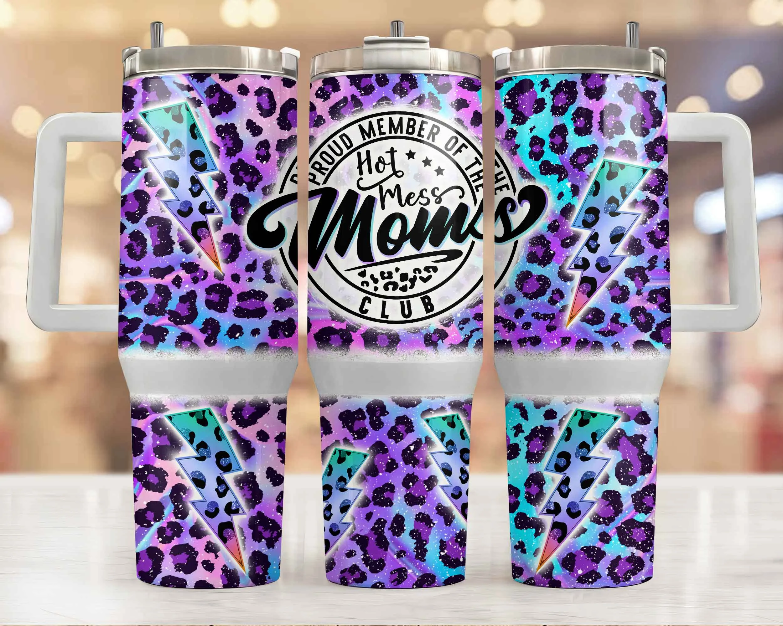 Hot Mess Mom's Club 40oz Tumbler