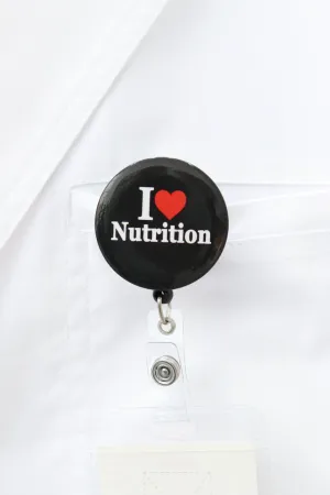 I Love Nutrition ID Badge