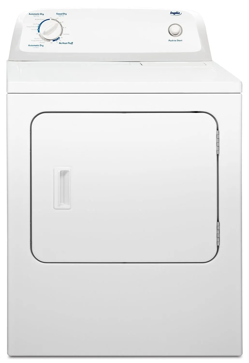 Inglis 4.0 Cu. Ft. Top-Load Washer and 6.5 Cu. Ft. Electric Dryer - White