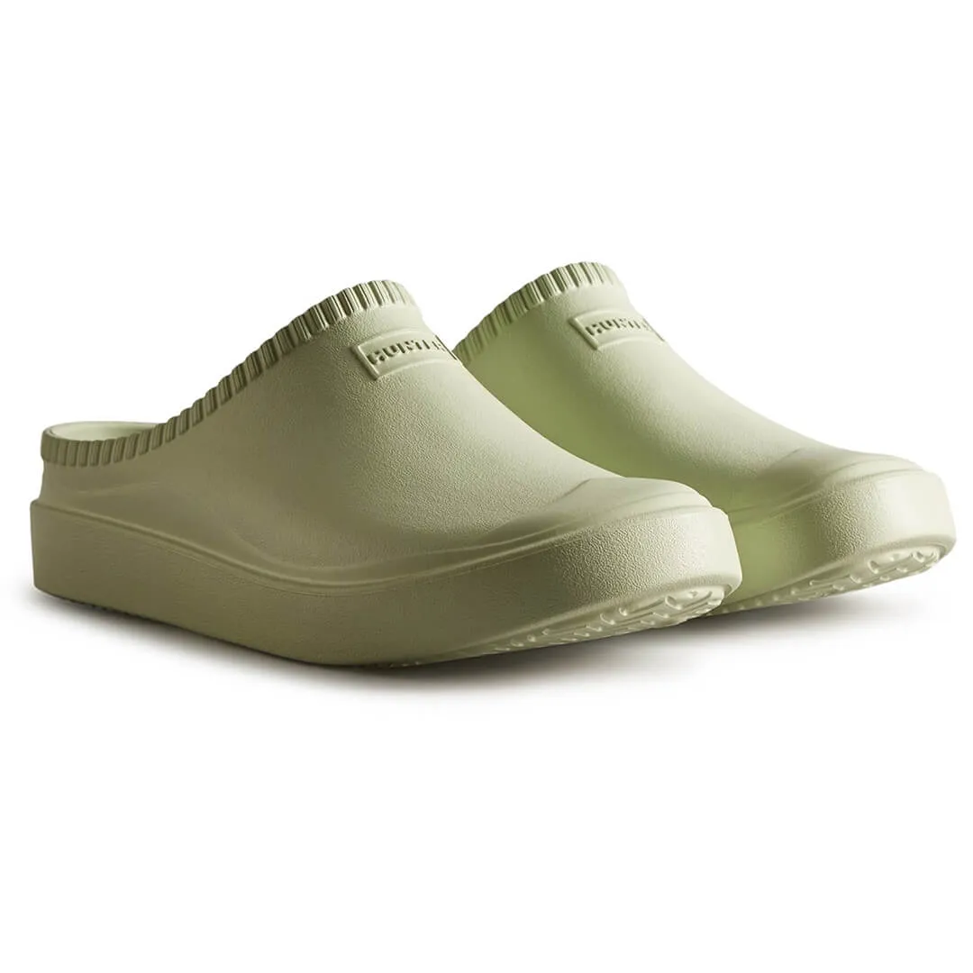 In/Out Bloom Algae Ladies Foam Clog - Muffled Green by Hunter