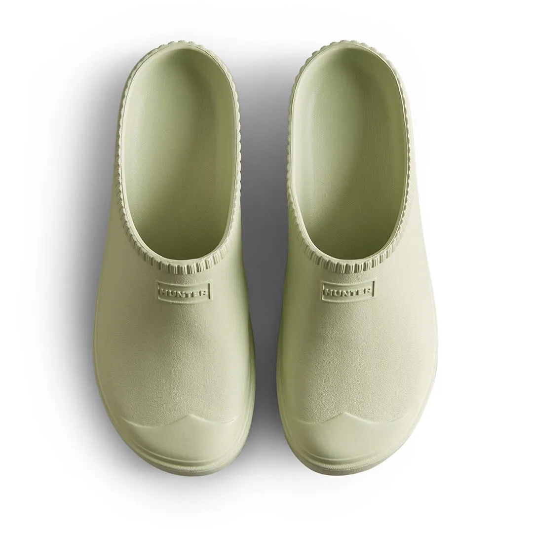 In/Out Bloom Algae Ladies Foam Clog - Muffled Green by Hunter