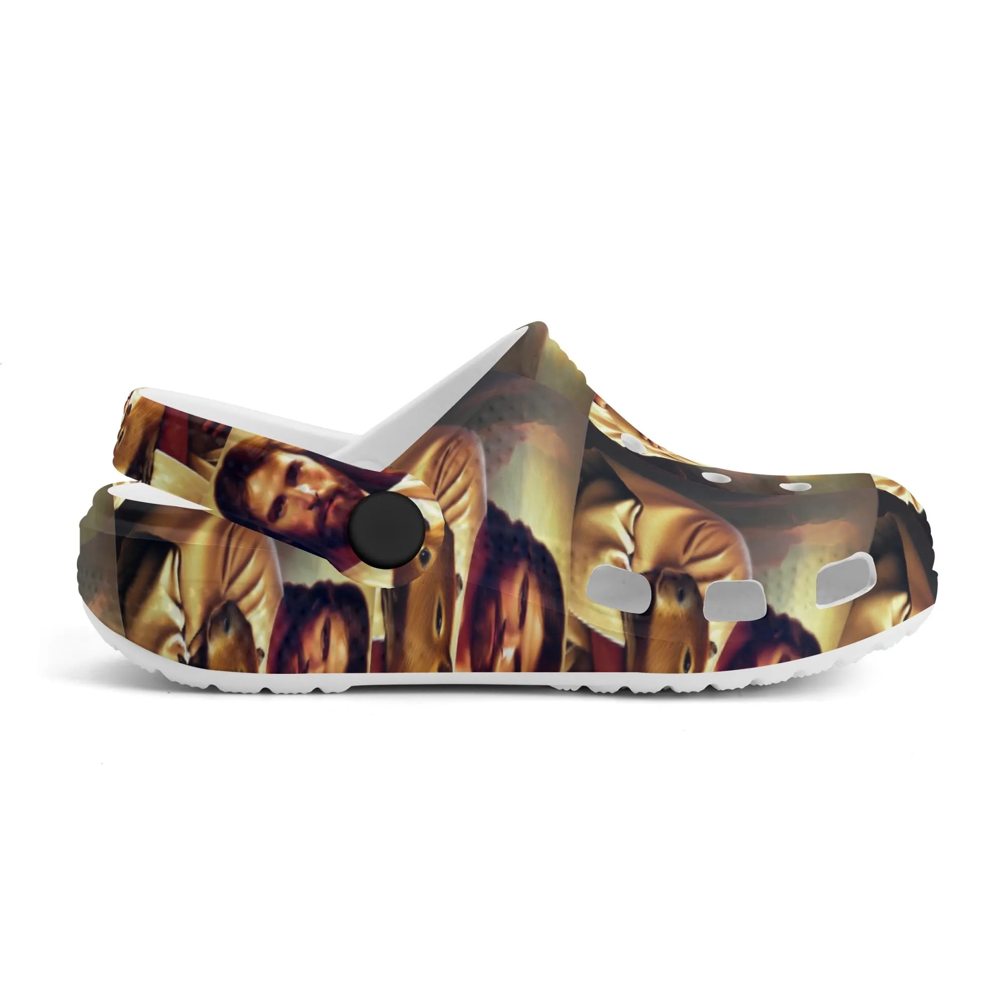 Jesus Holding Capybara Kids All Over Printing Classic Clogs