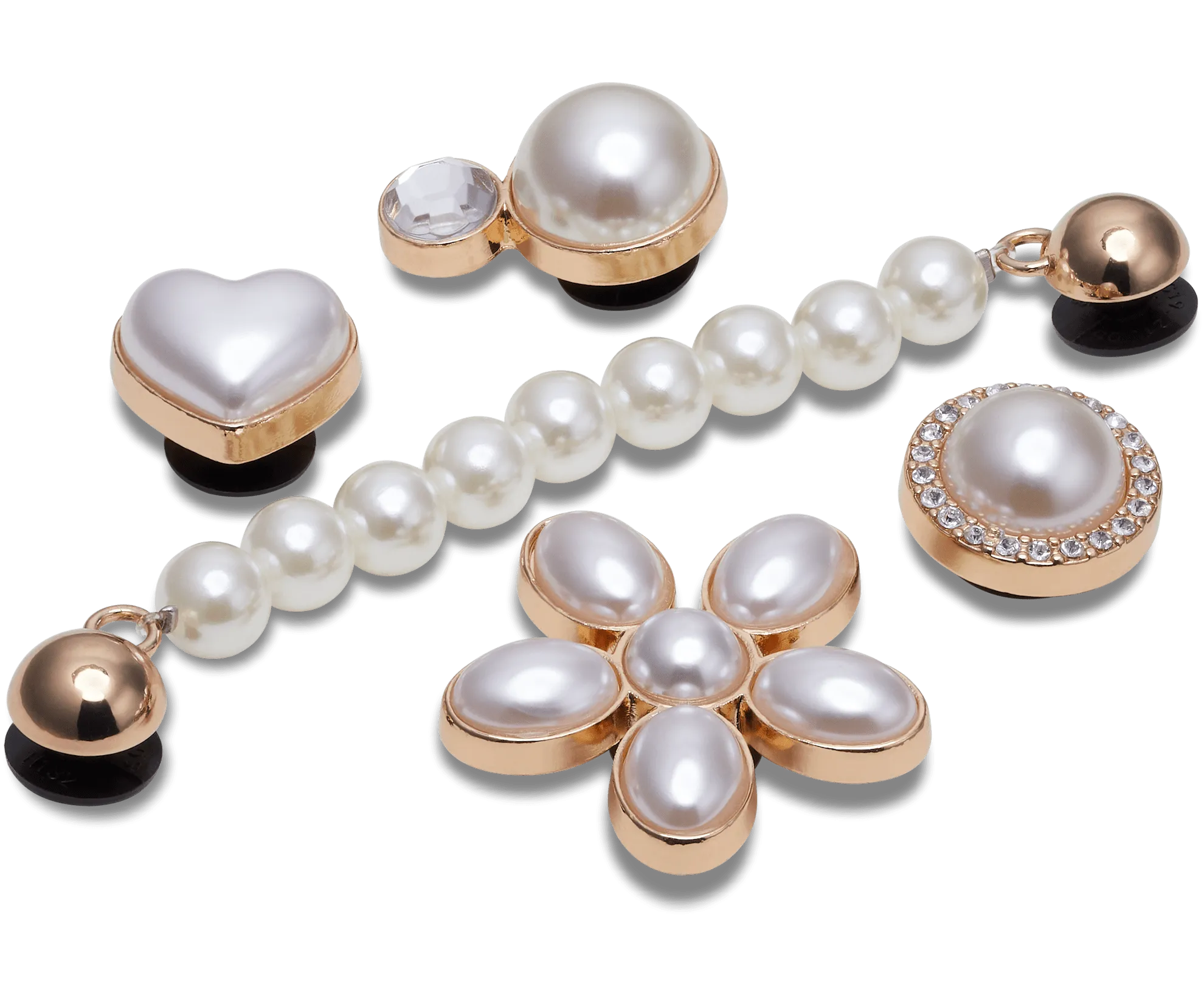 Jibbitz Dainty Pearl Jewelry - 5 pack