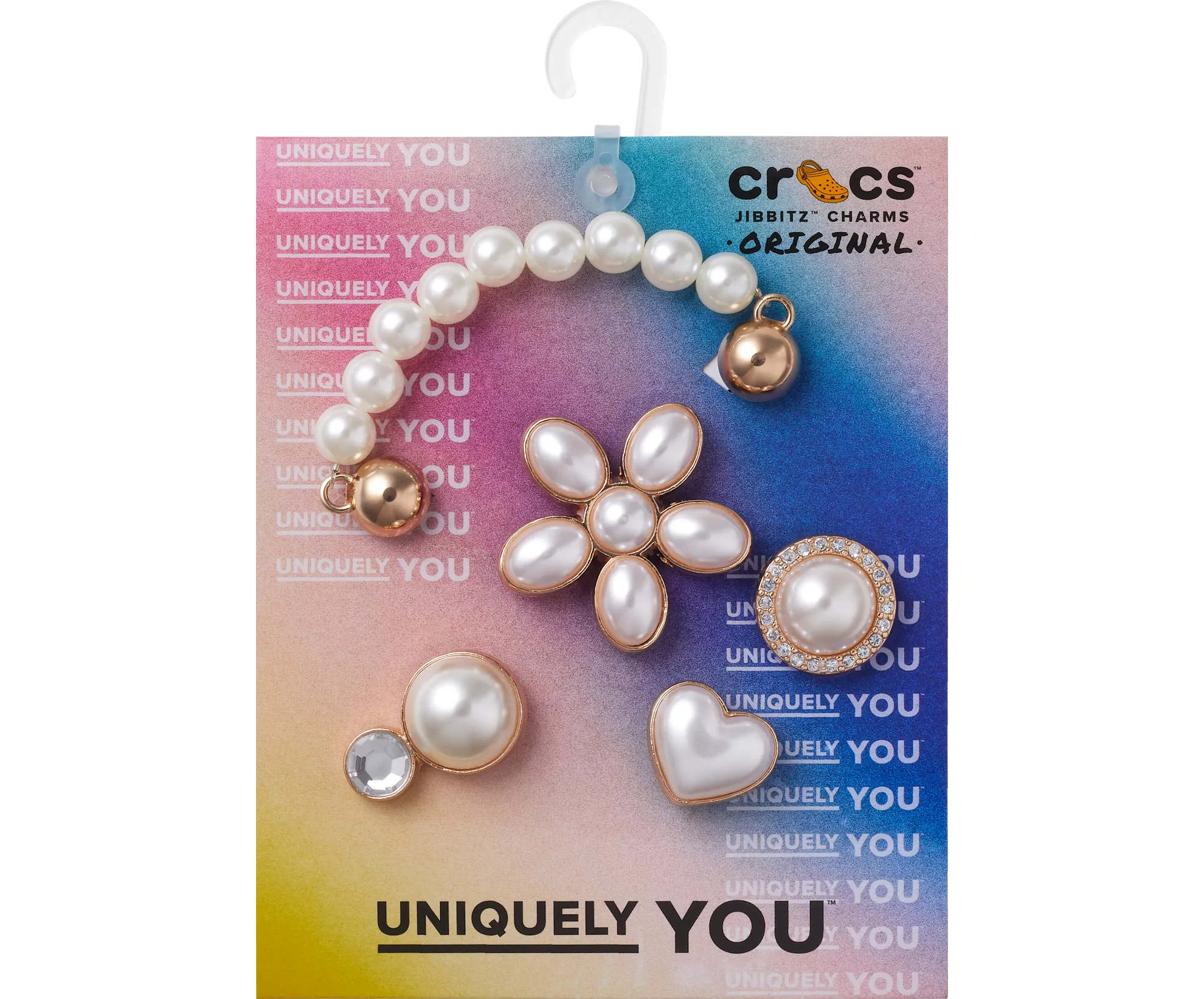 Jibbitz Dainty Pearl Jewelry - 5 pack