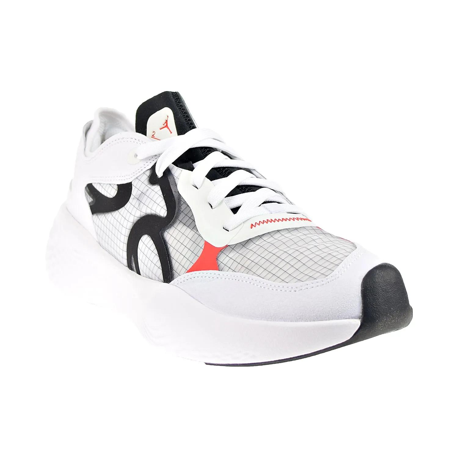 Jordan Delta 3 Low Men's Shoes White-Chile Red-Black