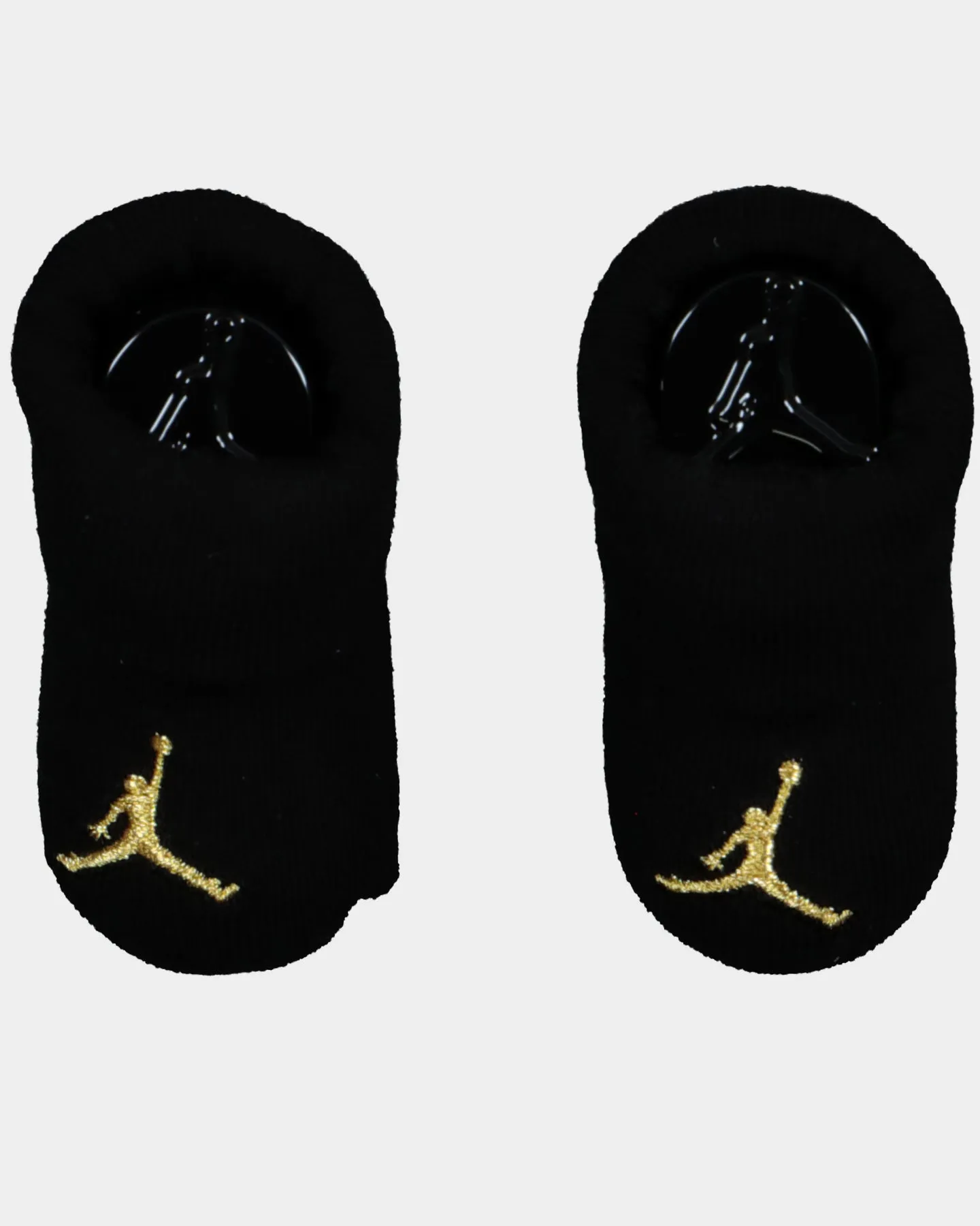 Jordan Infants' Black & Gold 3 Piece Bodysuit Black/Gold