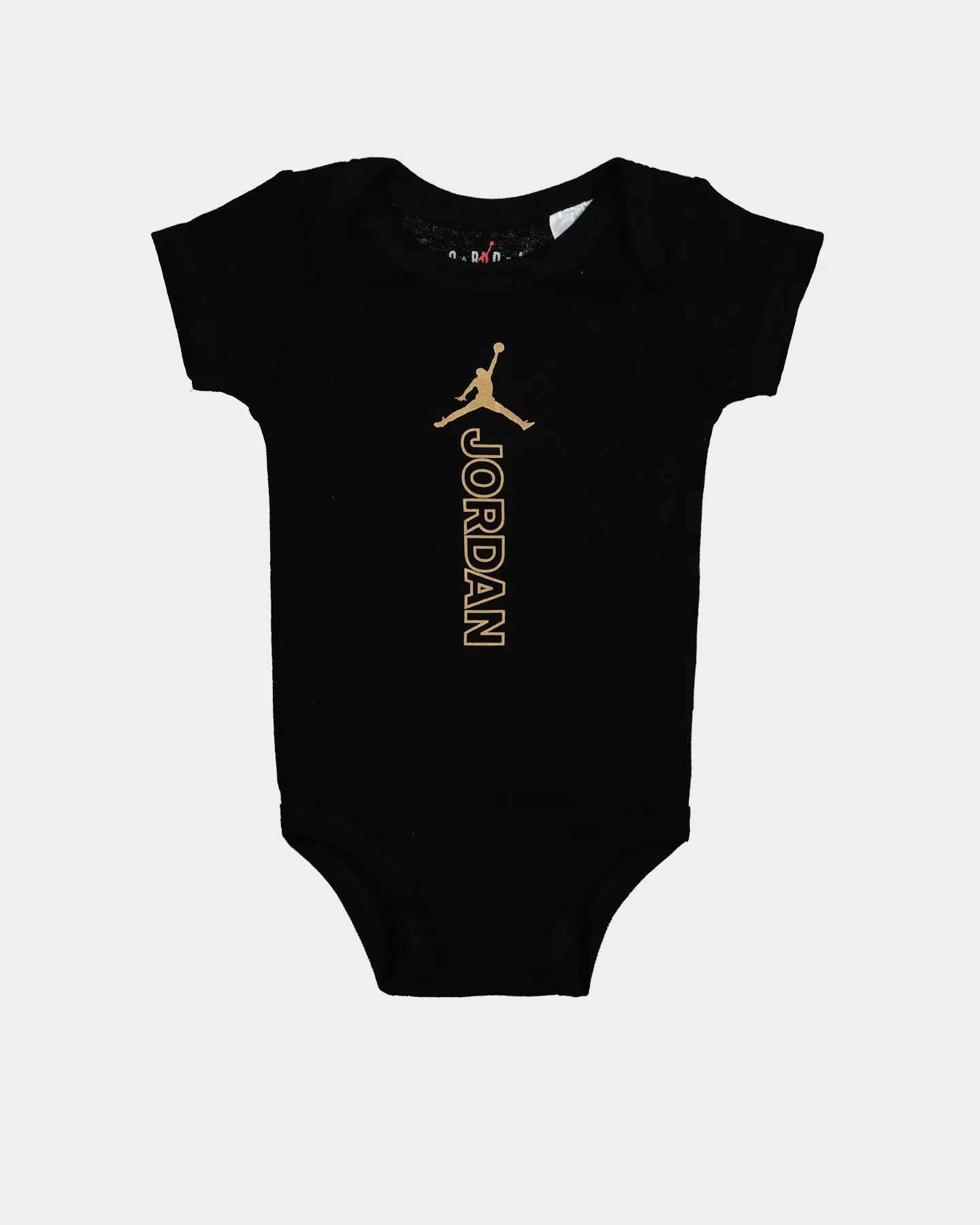 Jordan Infants' Black & Gold 3 Piece Bodysuit Black/Gold