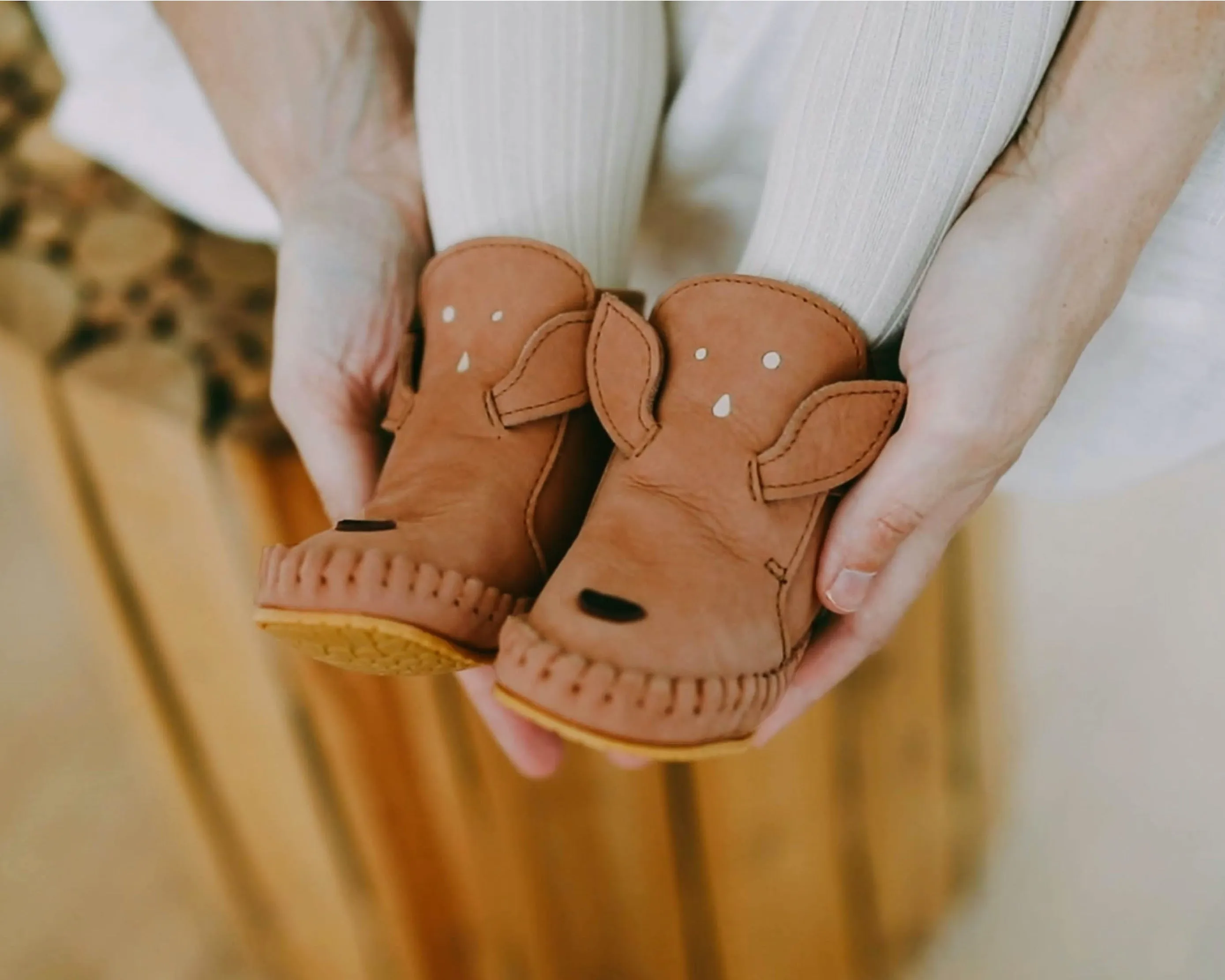 Kapi Classic Booties | Deer | Walnut Nubuck