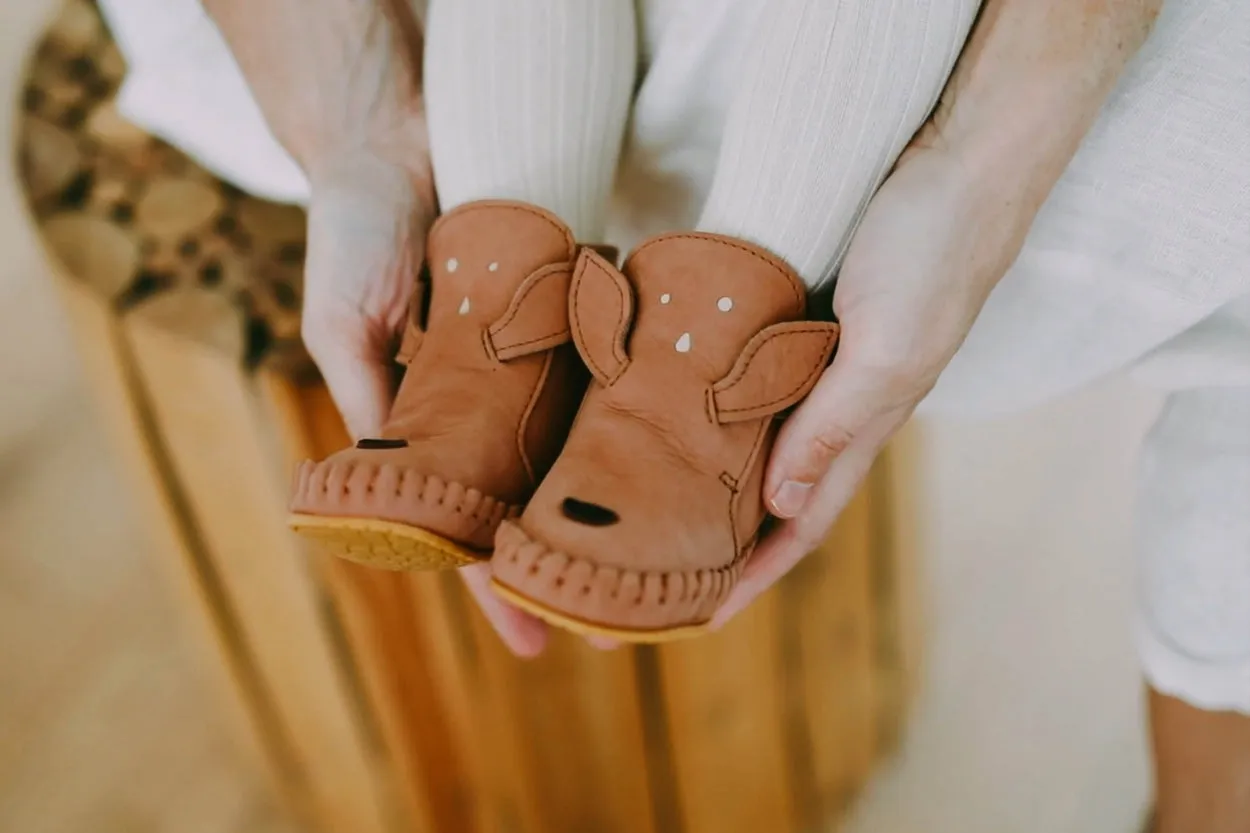 Kapi Classic Booties | Deer | Walnut Nubuck