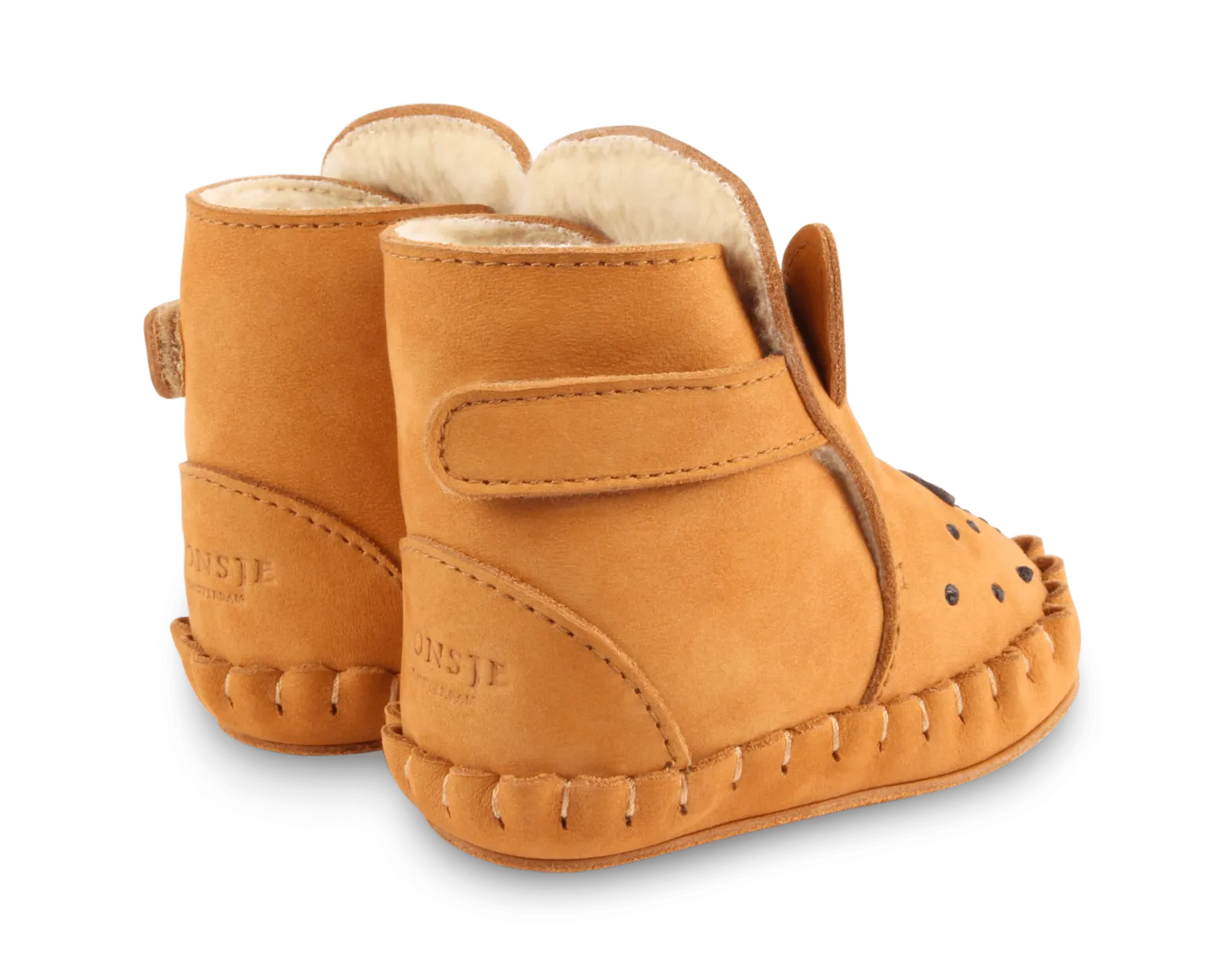 Kapi Classic Booties | Lion | Caramel Nubuck