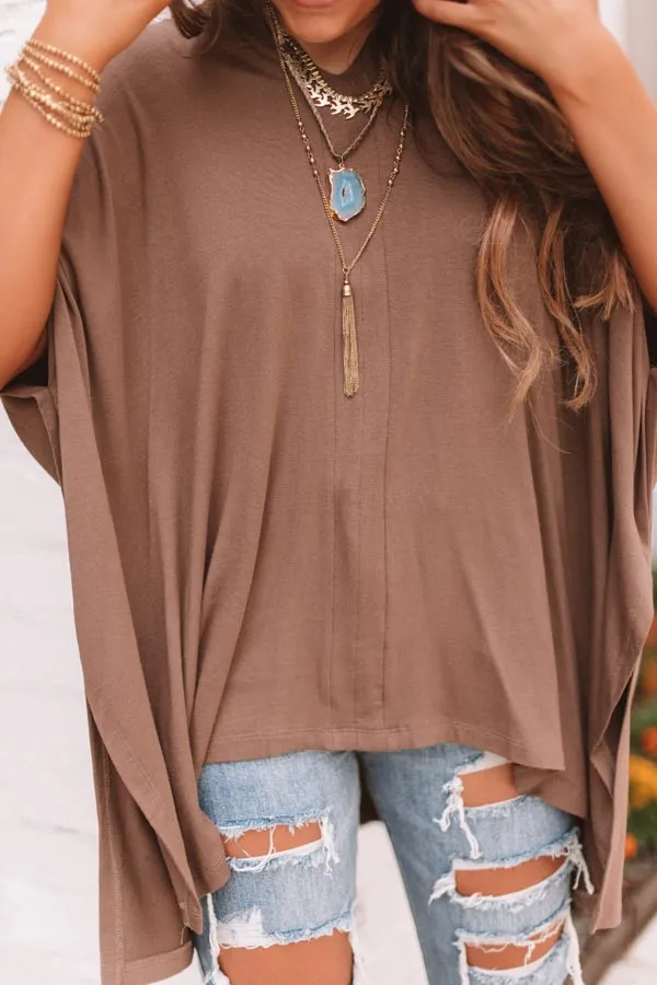 Kisses By Midnight Shift Tunic In Brown