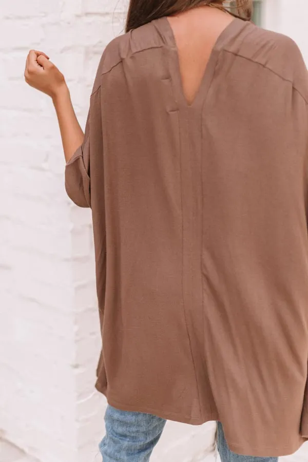 Kisses By Midnight Shift Tunic In Brown