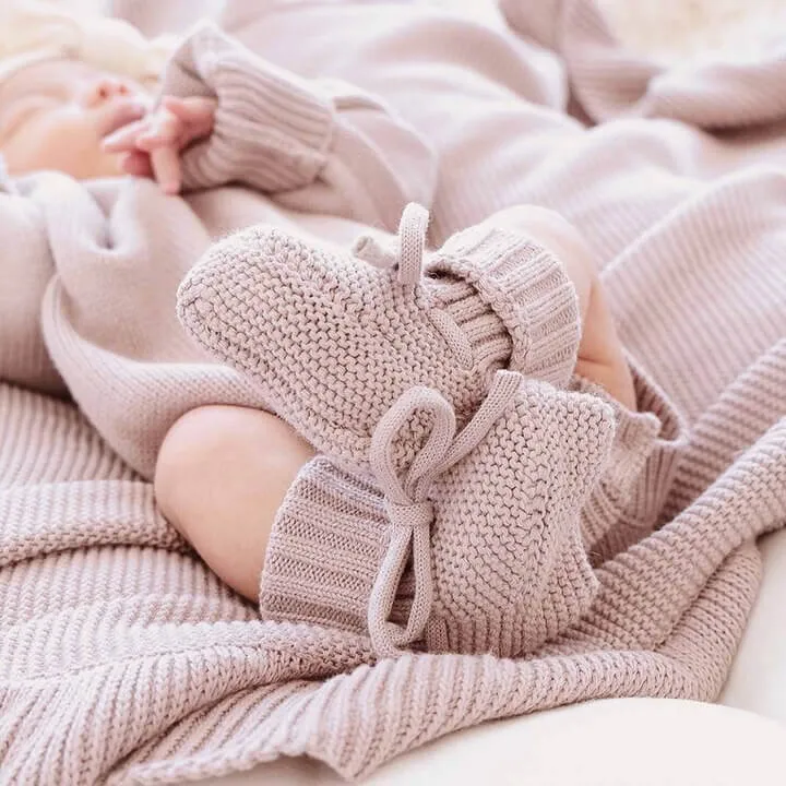 Knit Baby Booties | Iris