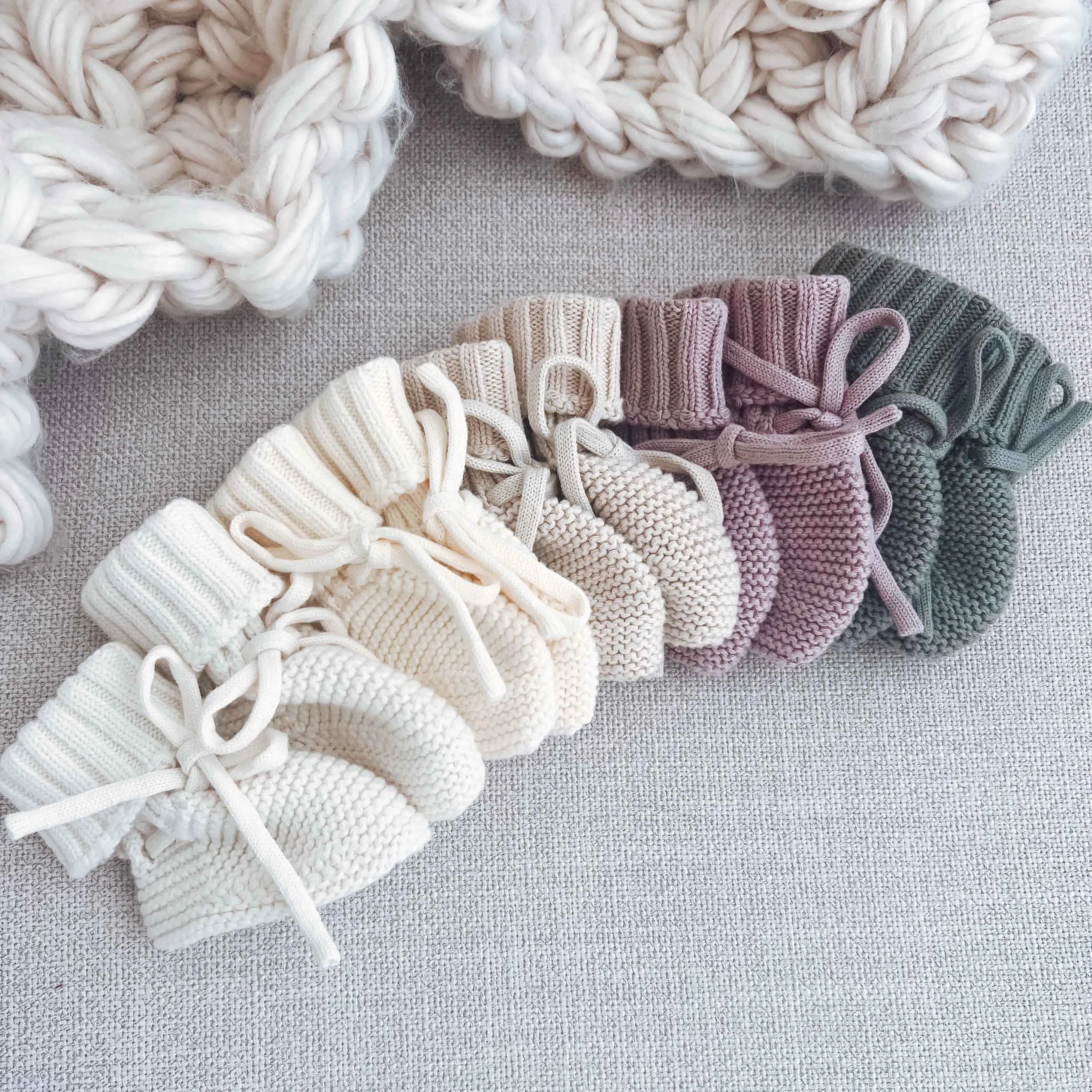 Knit Baby Booties*