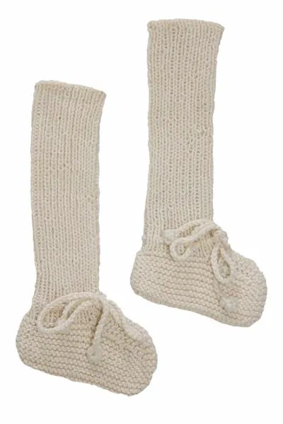 Long Cotton Booties