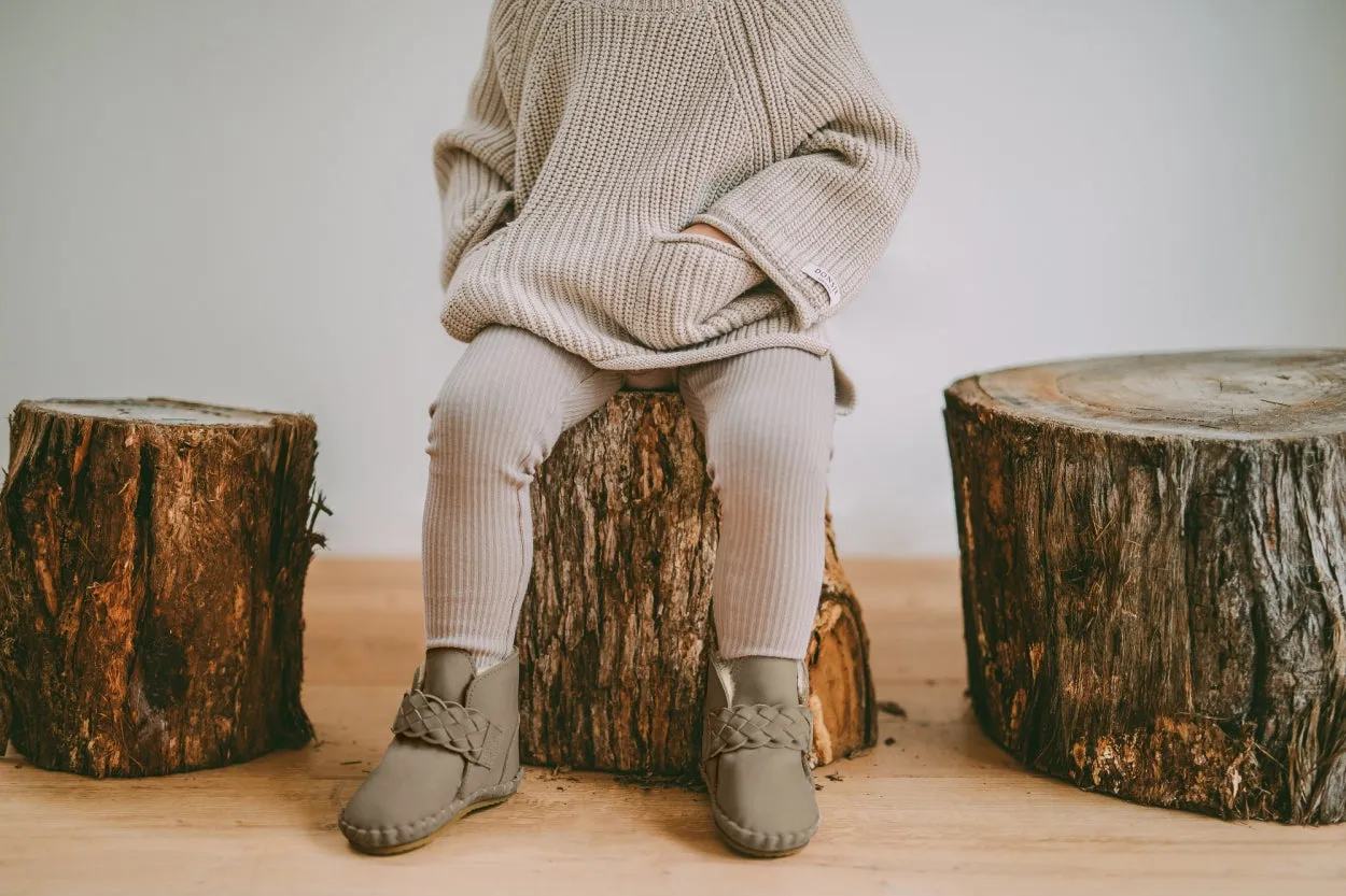 Mace Booties | Stone Nubuck