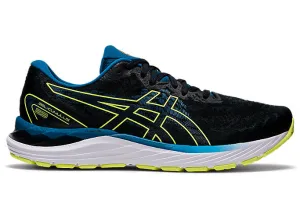 Men's Asics Gel-Cumulus 23, Black/Glow Yellow, 9.5 D Medium