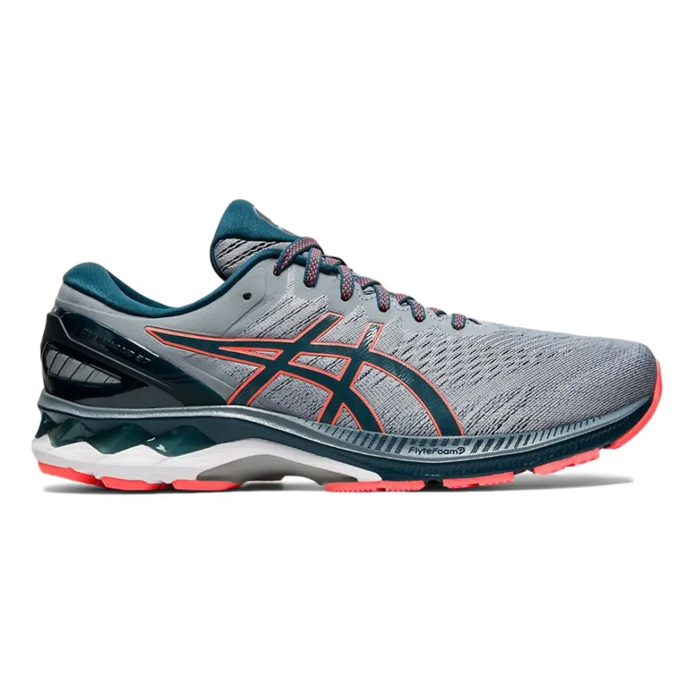 Men's Asics Gel-Kayano 27, Sheet Rock/Magnetic Blue, 12 4E Extra Wide