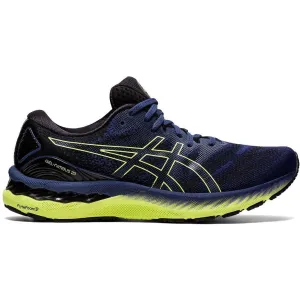 Men's Asics GEL-Nimbus 23, Thunder Blue/Glow Yellow, 10.5 D Medium