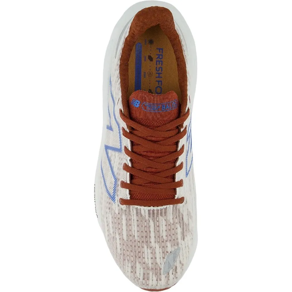 Mens Fresh Foam X Balos - White/Relic Brown/Blue Oasis