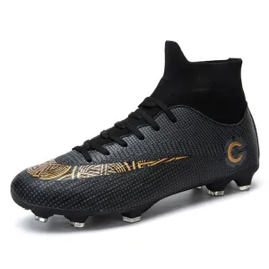 Men/Women Versatile Soccer Cleats with Ankle Protection Ideal for Artificial Grass, Softball, Baseball, and Indoor Play