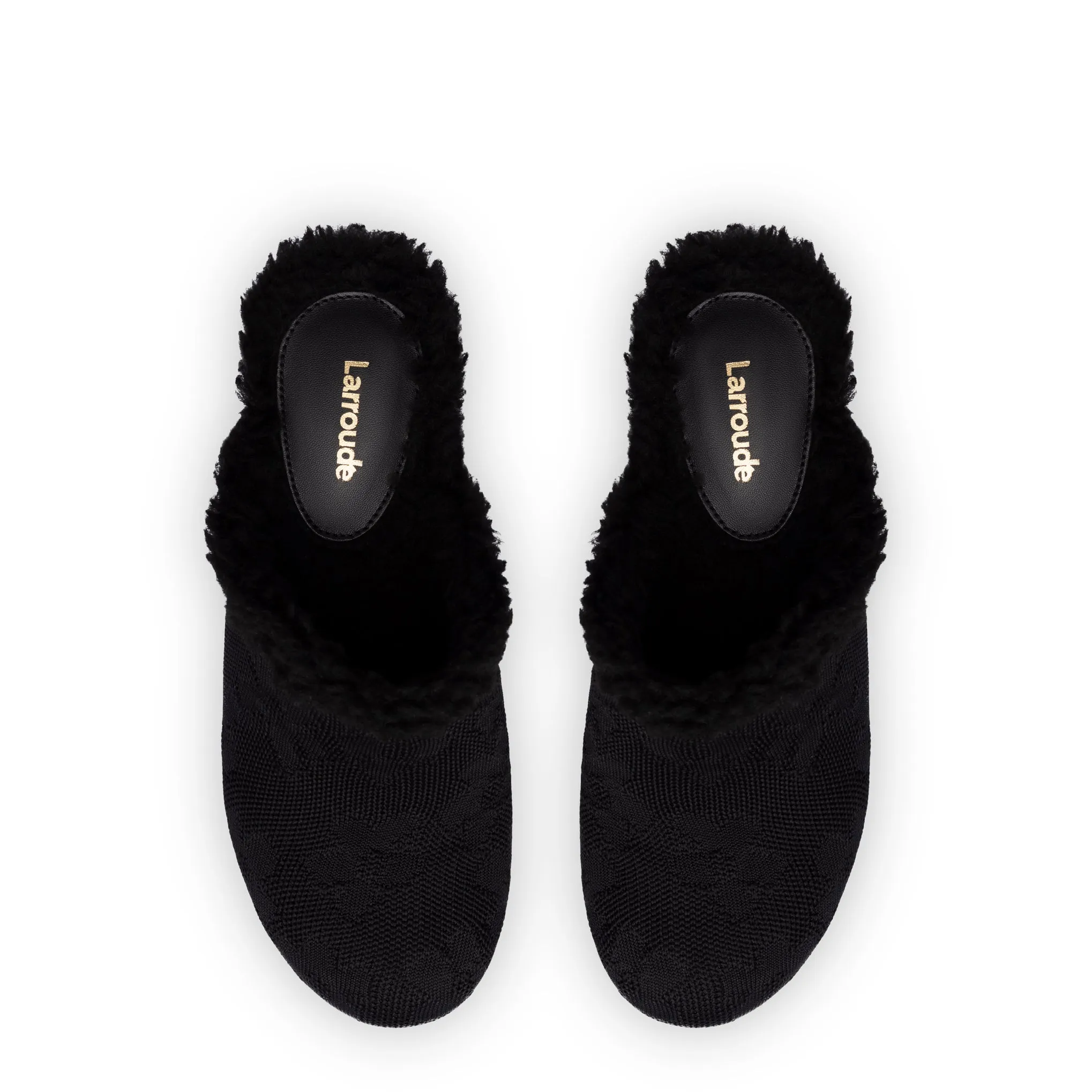 Miso Platform Clog In Black Knit