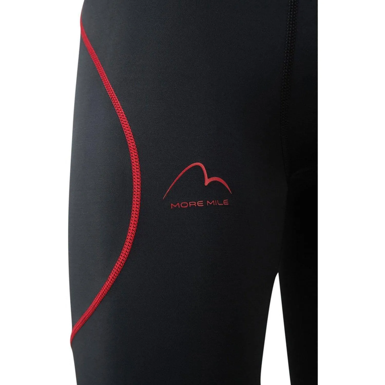 More Mile Compression Mens Running Short Tights - Black