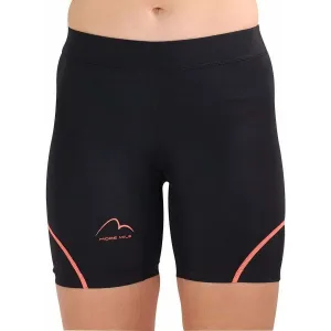 More Mile Compression Womens Short Running Tights - Black