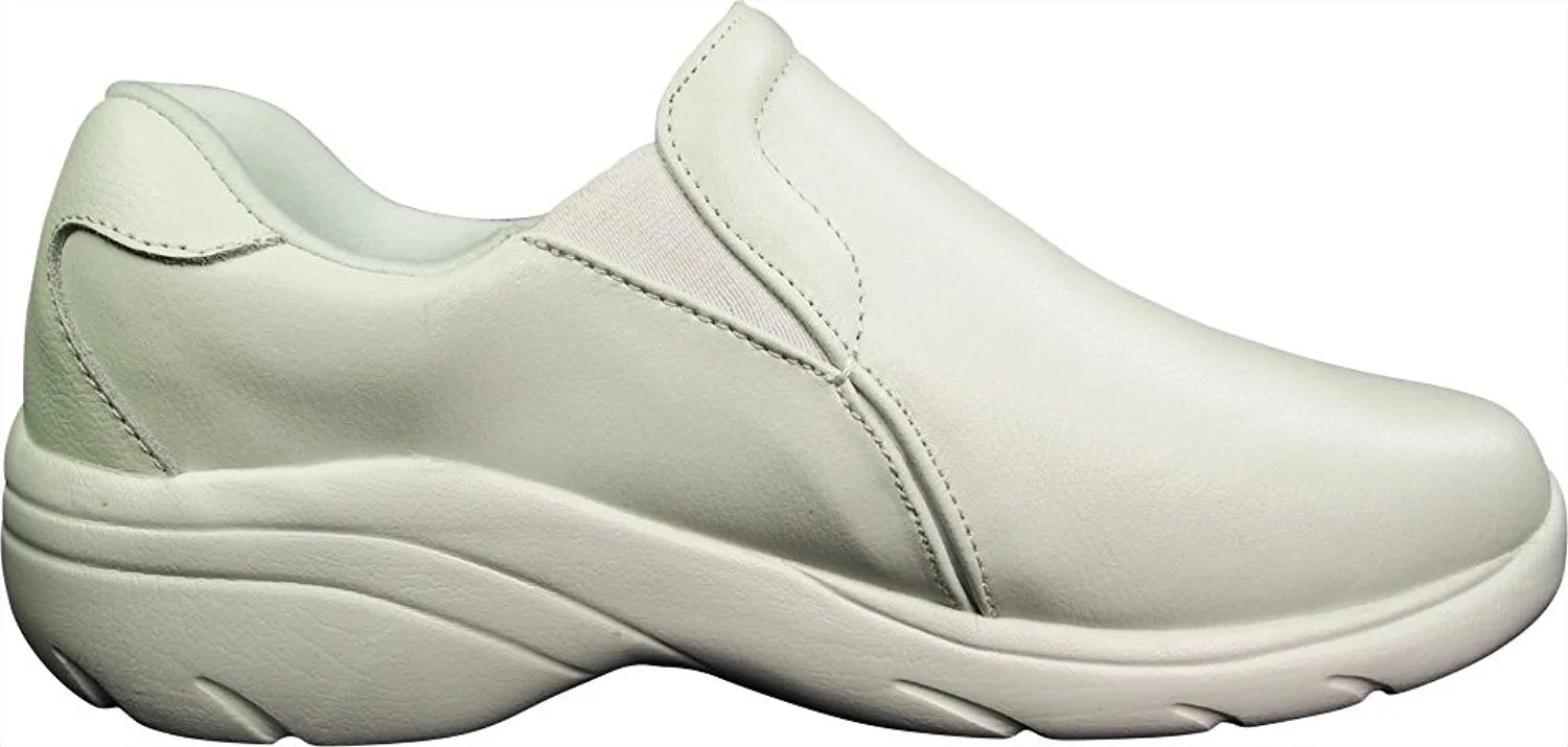 Natural Uniforms - Ladies, Womens Premium Leather Clogs - Medical, Dental, Nursing Shoes - Rubber Sole